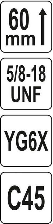Actual product image Yato universal open tct 68mm 5/8 & quot (68 millimetres)