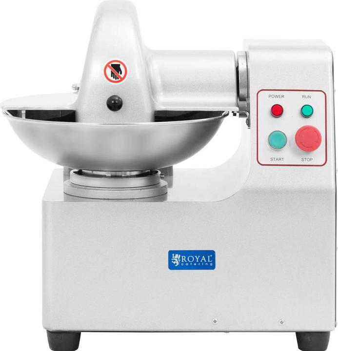 Produktbild Royal Catering Küchenkutter Tischkutter 5 l Edelstahlschüssel 550 W 1360 U/min Gastro-Kutter (5000 ml, 550 W)