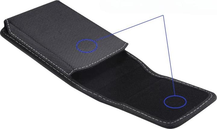 Immagine prodotto Cover-Discount Borsa da cintura verticale in Oxford con clip 16,2 cm / L