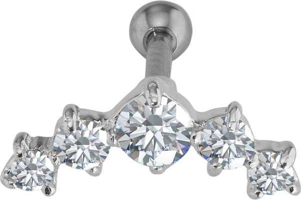 Bijouteria Ohrpiercing (Edelstahl, Messing, Zirkonia)