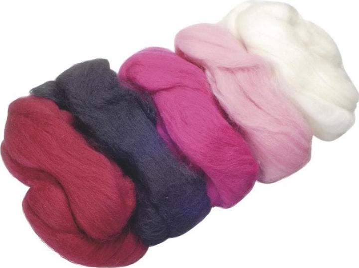 Dark red, Lilac, Pink, Rose, White