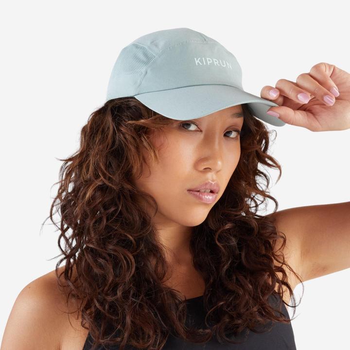 Actual product image Kiprun Lauf-Cap Schirmmütze - V2 grün