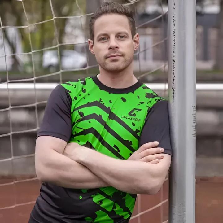 Actual product image Catch & Keep Trikot Green Splash Torwarttrikot Gr. 140 Kurzarm Fussball Shirt (140)