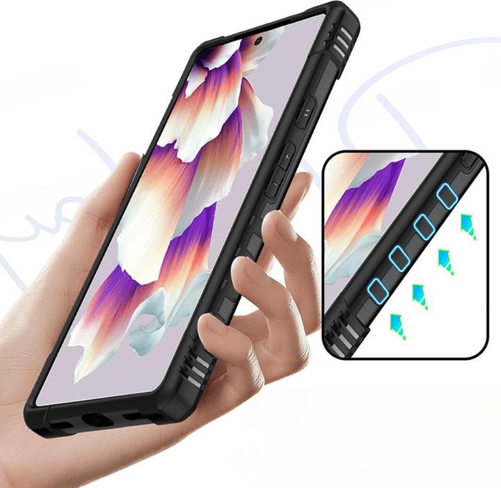 Actual product image Cover-Discount Google Pixel 8 Pro - Armor Case with kickstand black (Google Pixel 8 Pro)