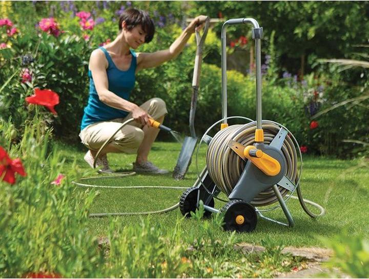 Image du produit Hozelock 2436 60m Metal Pro Hose Cart & 30m de tuyau 12.5mm (30 m)