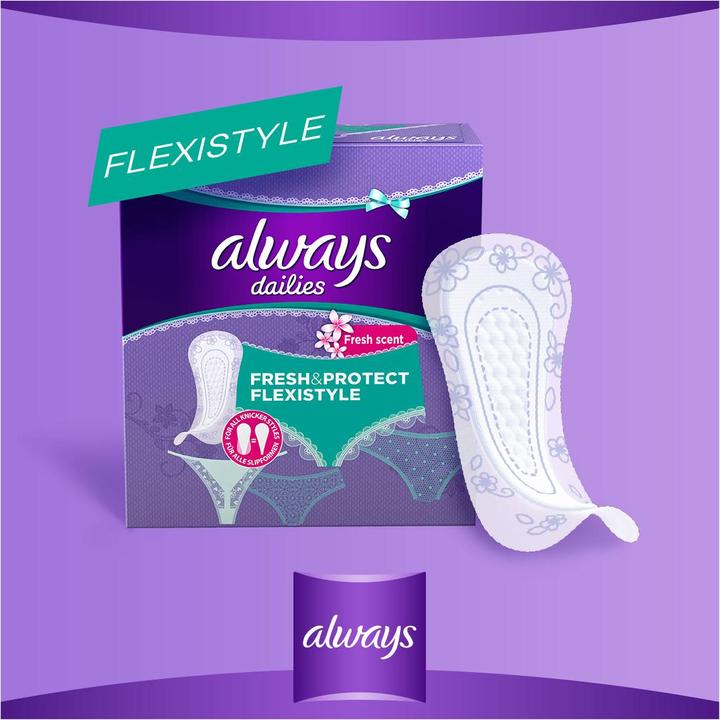 Actual product image Always Dailies Flexistyle (72 x)