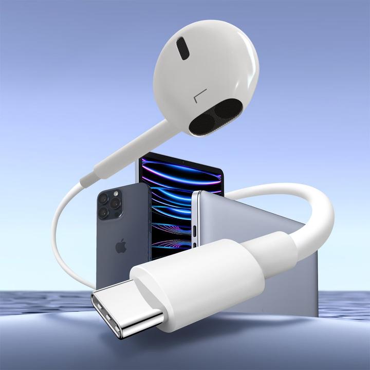 Immagine prodotto Apple EarPods (USB-C) (Nessuna soppressione del rumore, Cablato)