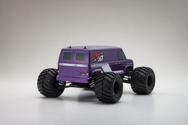 Image du produit Kyosho Monster Truck Fazer Mk2 Mad Van 4WD, Violet, ARTR, 1:10 (RTR Prêt à fonctionner)