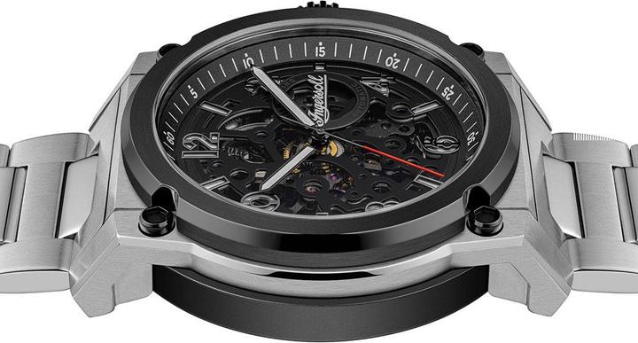 Actual product image Ingersoll 1892 Ingersoll I16601 Herrenuhr Ingersoll Anvil Automatik 46mm 5ATM (Skeleton watch, 46.50 mm)