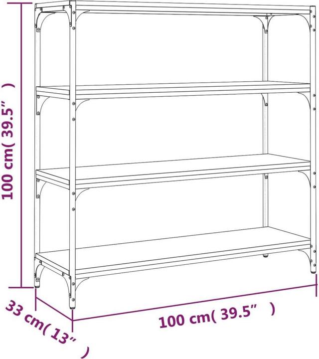Produktbild VidaXL Leska (100 x 33 x 100 cm)