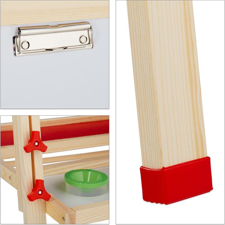 Actual product image Relaxdays Kids' Easel with board