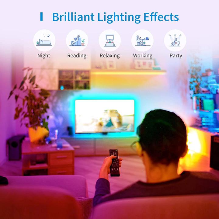 Produktbild Meross LED Streifen (Mehrfarbig, 200 cm, Indoor)
