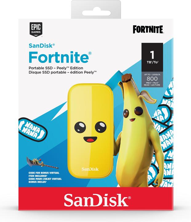 Actual product image SanDisk Portable SSD 1TB Peely Edition (1 TB)