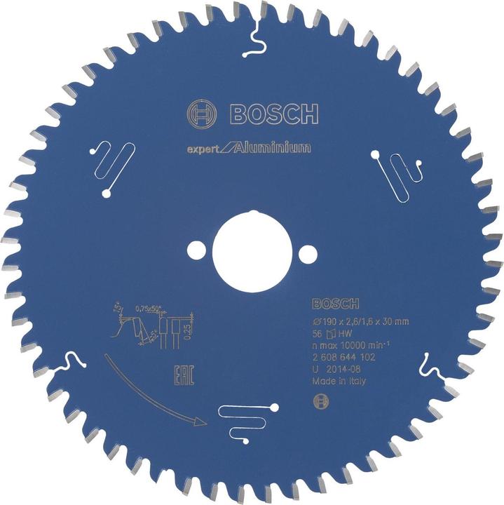 Bosch Professional Zubehör Cirkelzaagblad Expert voor Aluin