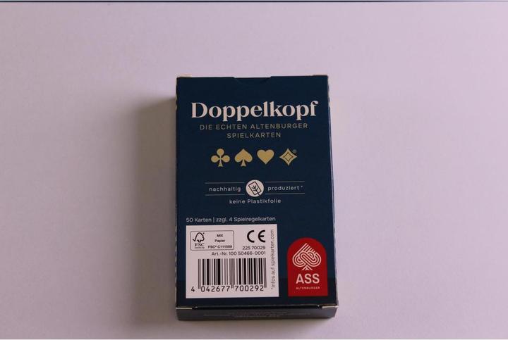 Produktbild ASS Altenburg 10050466-0001 - FSC Doppelkopf Leinen, französisches Bild in Faltschachtel (Deutsch)