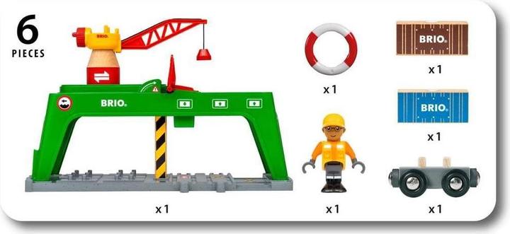 Actual product image Brio World railroad loading terminal