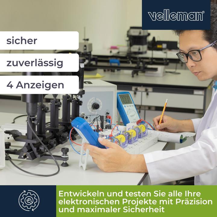 Image du produit Velleman Double Alimentation De Laboratoire En Courant Continu