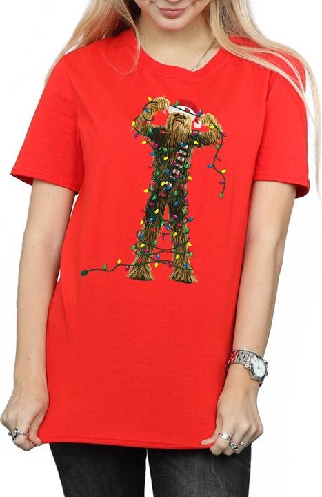 Star Wars Chewbacca Christmas Lights TShirt (M)