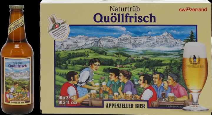 Actual product image Appenzeller Bier Quöllfrisch naturtrüb (1 x 33 cl)
