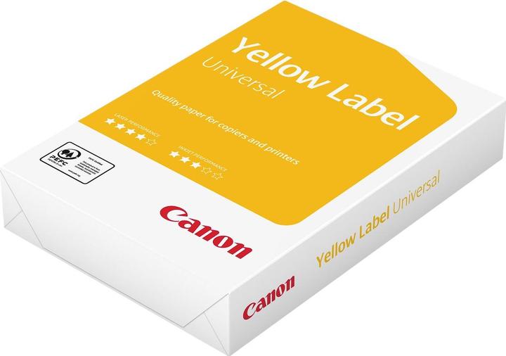 Actual product image Canon Yellow Label Laser Paper A4 500 sheets (80 g/m², 500 x, A4)
