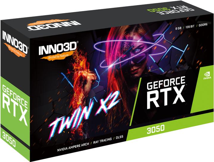 Immagine prodotto Inno3D GeForce RTX 3050 Twin 2X OC (8 GB)
