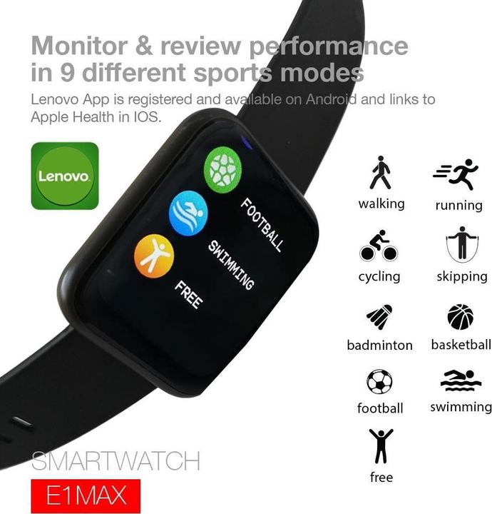 Image du produit Lenovo E1 Max (43 mm)
