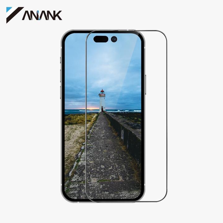 Image du produit Anank Verre blindé transparent 2.5D pour iPhone 16 - Verre japonais Asahi (1 pièce(s), Apple iPhone 16)