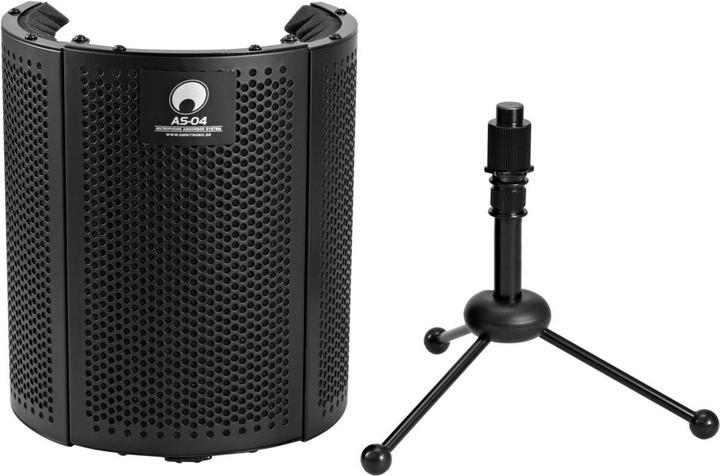 Produktbild Omnitronic AS-04 Tisch-Mikrofon-Absorbersystem, faltbar inkl. Tripod