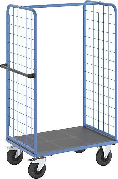 Produktbild eurokraft pro Etagenwagen mit Gitter-Seitenwänden (500 kg)