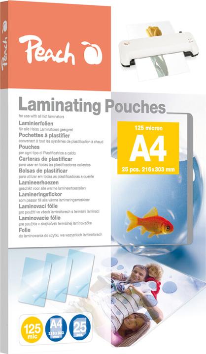 Image du produit Peach Ppr525-02 (A4, 25 pièce(s), 125 µm)