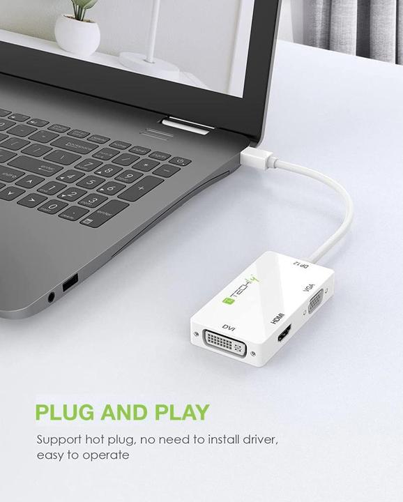Produktbild Techly Mini-DisplayPort zu HDMI (DVI, VGA, HDMI, 8.50 cm)