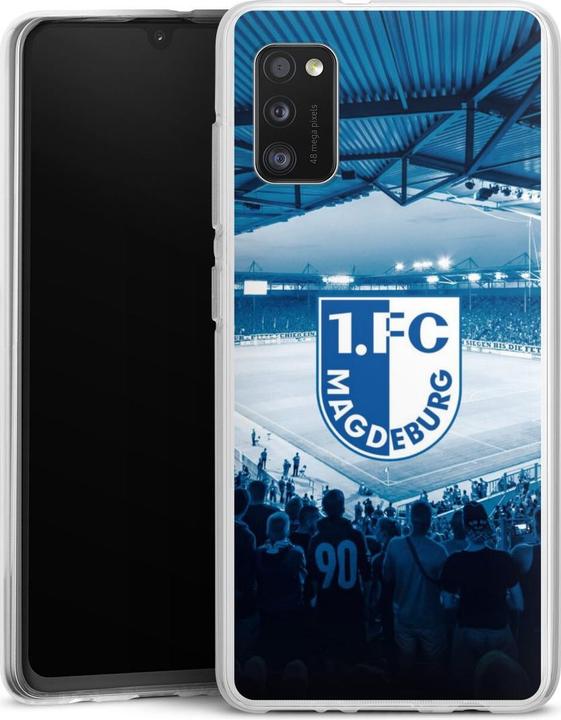 Actual product image DeinDesign Silikon Hülle für Samsung Galaxy A41 Handyhülle Case Smartphone Schutzhülle Stadion 1. FC (Samsung Galaxy A41)