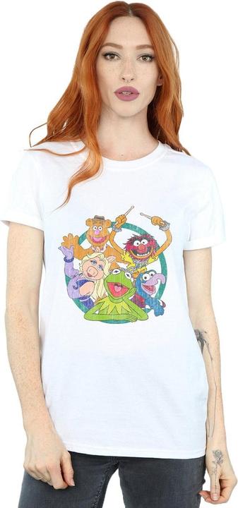 Immagine prodotto Disney The Muppets Group Circle Maglietta Ampia Donna (XL)