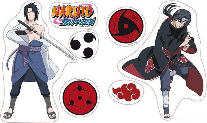 Produktbild ABYstyle NARUTO SHP - Stickers - 16x11cm 2 sheets - Sasuke Itachi X5