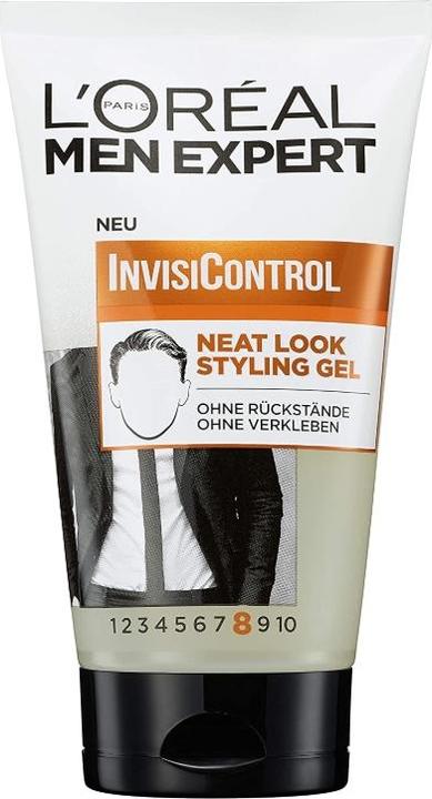 Produktbild L'Oréal Paris L'Oréal Männerxperte, Invisicontrol ordentlicher Look, Haarstyling Gel, 150 ml (Haargel, 150 ml)