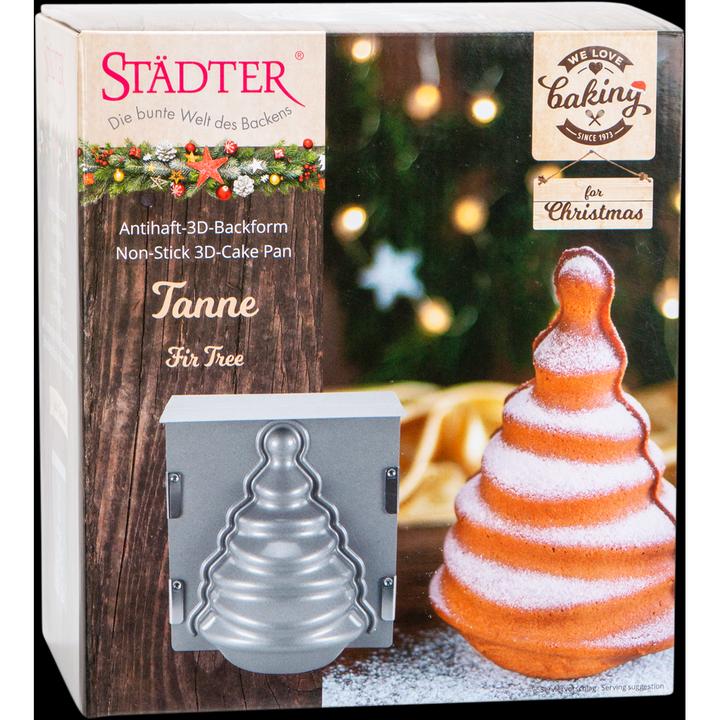 Image du produit Städter Moule à pâtisserie 3D Sapin 19x21x13 cm We love Baking