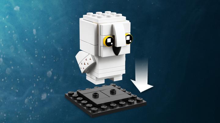 Produktbild LEGO Harry Potter und Hedwig (41615, LEGO Brickheadz)