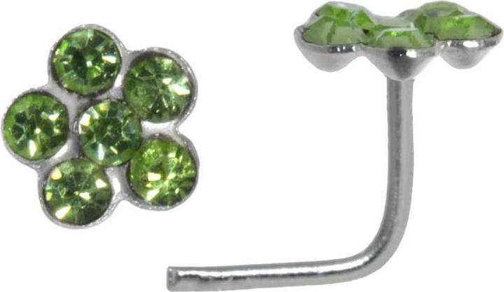 Bijouteria Nasenpiercing (Kristall, Silber 925)
