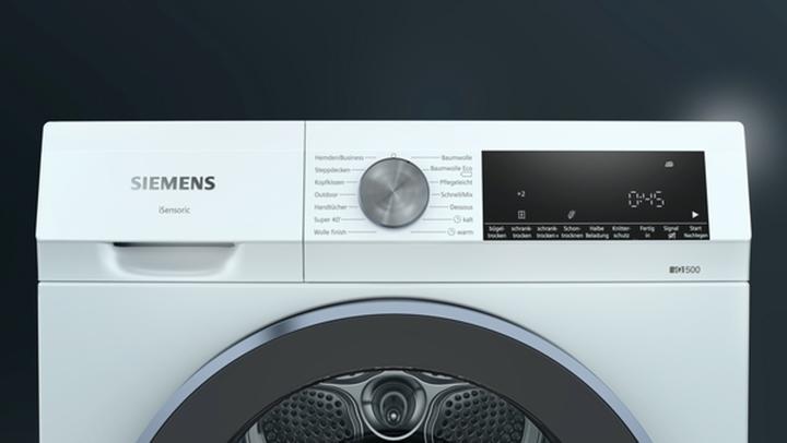 Image du produit Siemens WQ 41 G20 G0 Sèche-linge à pompe à chaleur A++ 9kg blanc (9 kg, Droite, Prise UE)