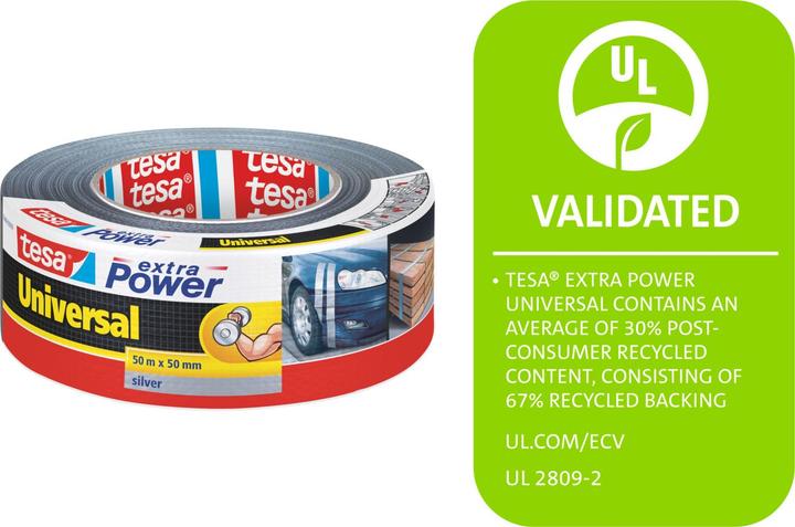 Actual product image tesa Extra Power fabric tape Universal (50 mm)