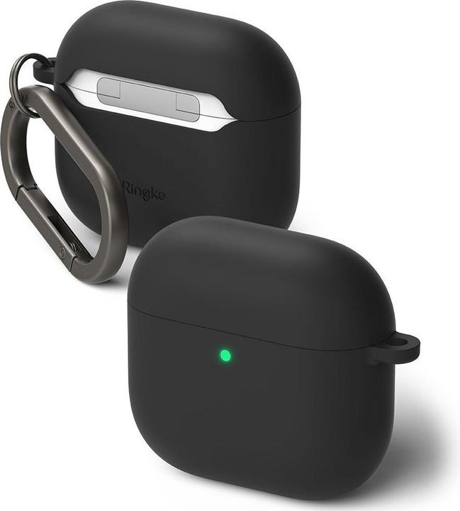 Produktbild Ringke Silicone Case for Apple AirPods 4 - Black (Kopfhörer Tasche)