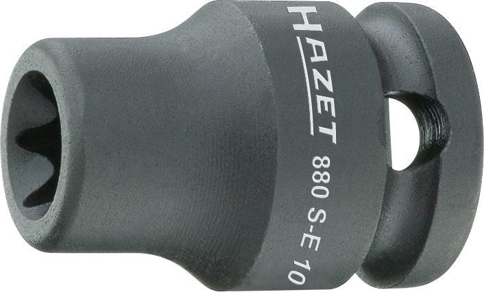 Immagine prodotto HAZET Inserto chiave a bussola per avvitatori ad impulso ∙ TORX 880S-E10 ∙ Attacco quadro, cavo, 1… (3/8")