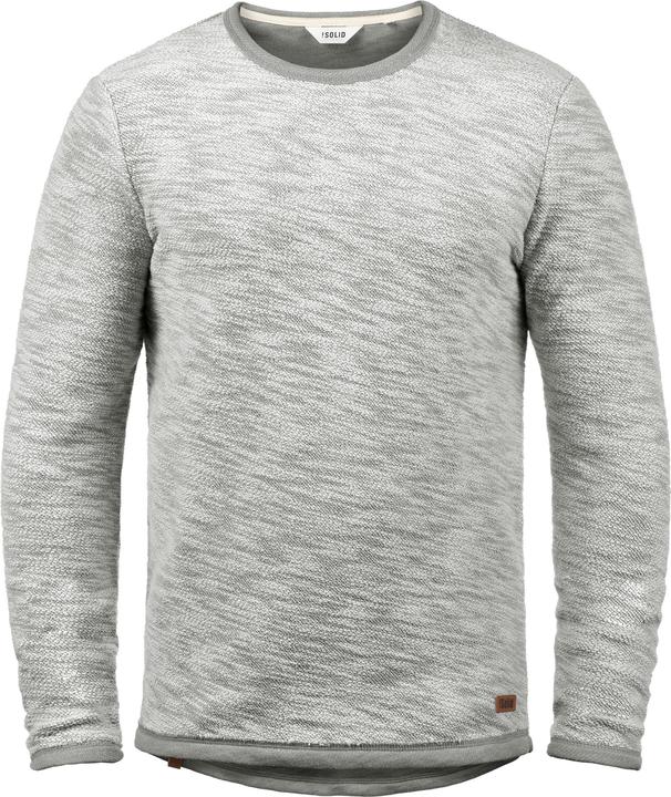 Immagine prodotto Solid Flocks Felpa Maglione Pullover Da Uomo Con Girocollo In Cotone 100% (M)