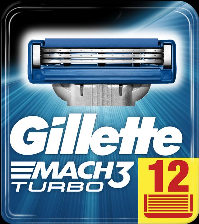 Produktbild Gillette Mach3 Turbo (12 x)