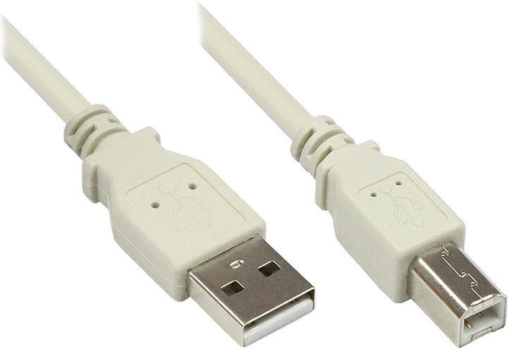 Produktbild Exsys USB-Kabel USB (M) bis USB Typ B (M) (3 m, USB 2.0)