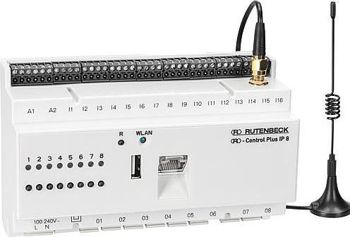 Actual product image Rutenbeck IP switch actuator/sensor f.REG mounting TCR IP 8 (Switch actuator)