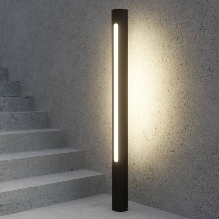 Produktbild Lucande Tomas Aussen Garten Leuchte H75 Dark Grey/White (189 lm, IP54)