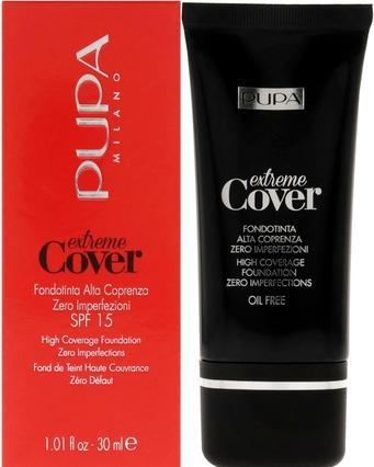 Actual product image Pupa Milano Extreme cover foundation Alabaster (010)