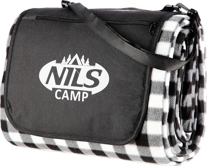 Productafbeelding Nils CAMP picknickkleed NC2310 zwart-wit 300 x 200 cm