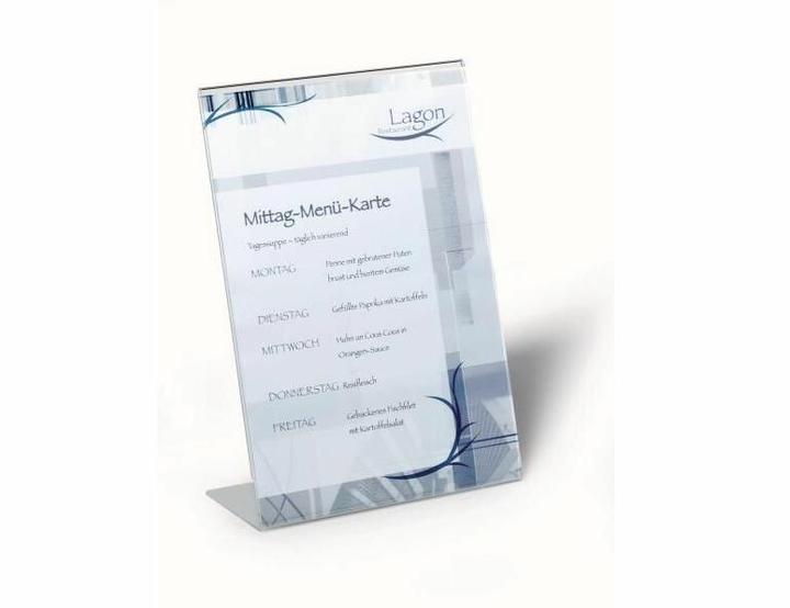 Actual product image Durable Presentation stand A4,transparent (A4)